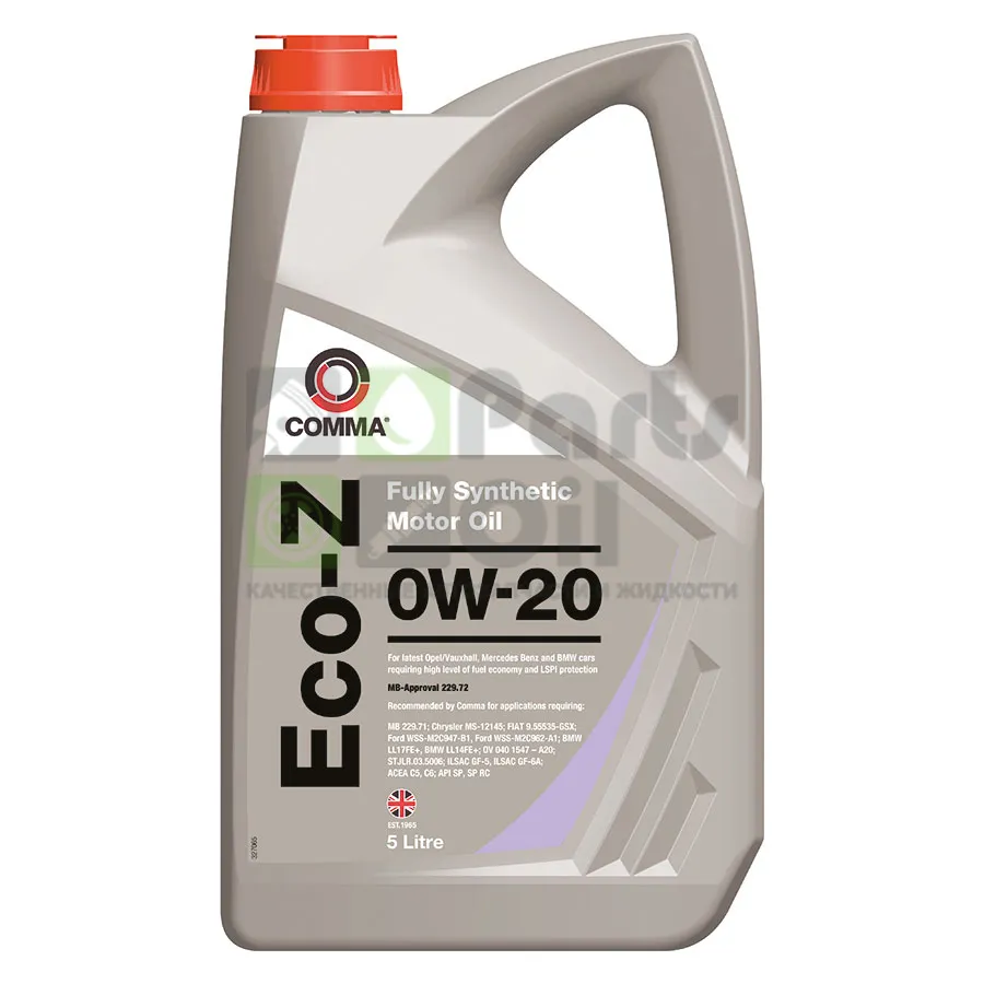 Моторное масло Comma Eco-Z 0W-20 синтетическое 5 л