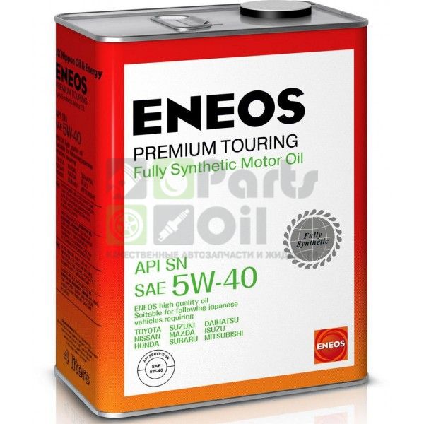 Масло моторное ENEOS Premium TOURING SN 5W-40 4л 8809478942162