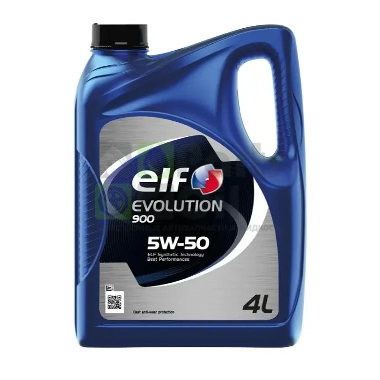 Моторное масло Elf Evolution 900 5W-50 синтетическое 4 л (арт. 213887)