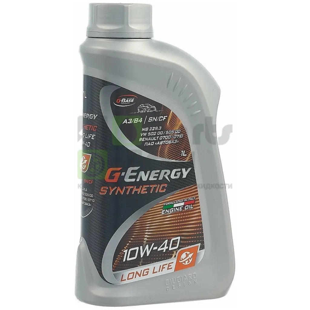 Моторное масло G-Energy Synthetic Long Life 10W-40 полусинтетическое 4 л