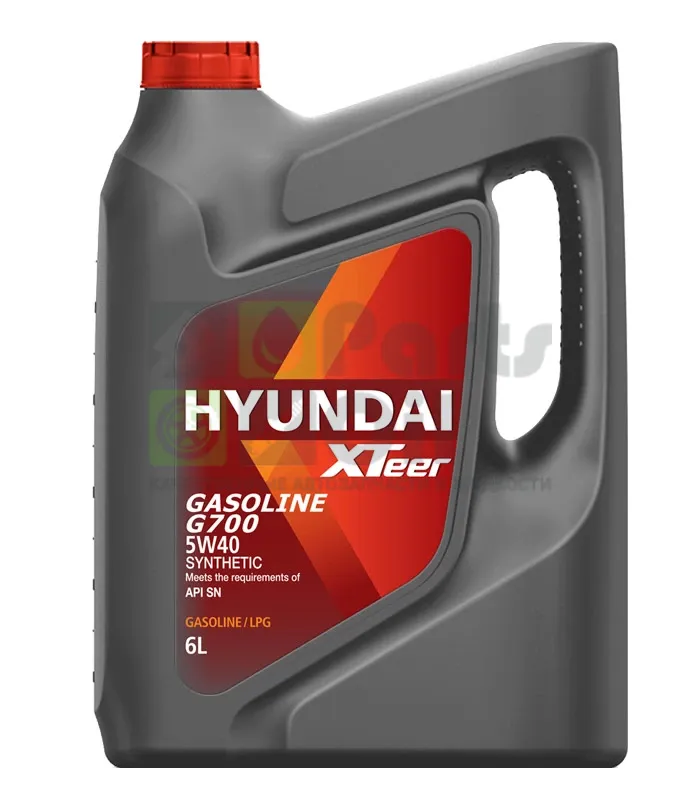 Моторное масло Hyundai XTeer Gasoline G700 5W-40 синтетическое 6 л
