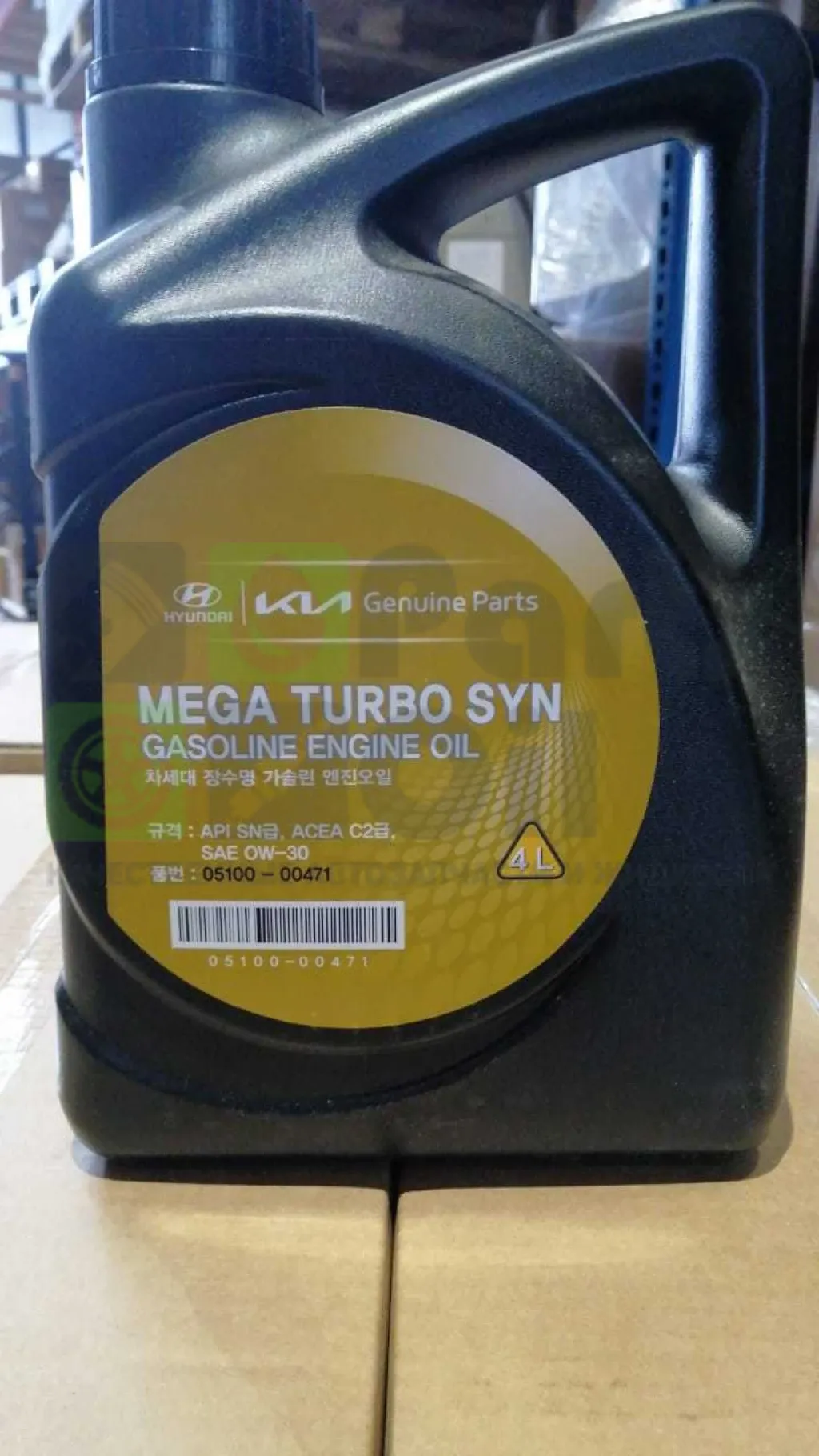 Моторное масло HyundaiKia Mega Turbo SYN 5W-30 синтетическое 1 л