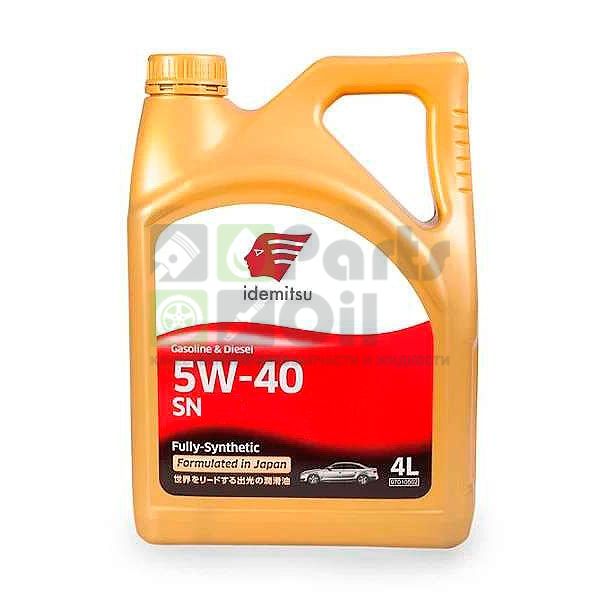 Масло моторное IDEMITSU Fully Synthetic 5W-40 4л