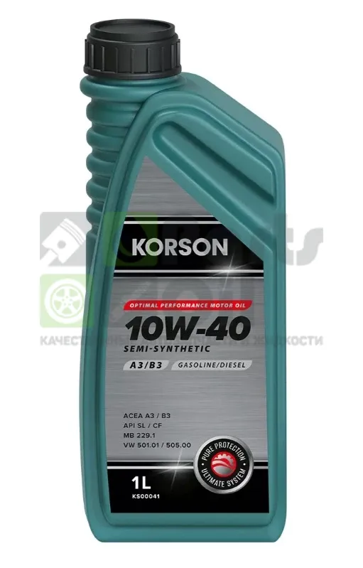 Моторное масло KORSON KS00041 10W-40 полусинтетическое 1 л