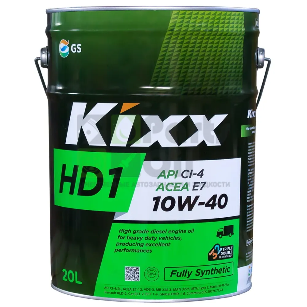 Моторное масло Kixx HD1 10W-40 синтетическое 20 л