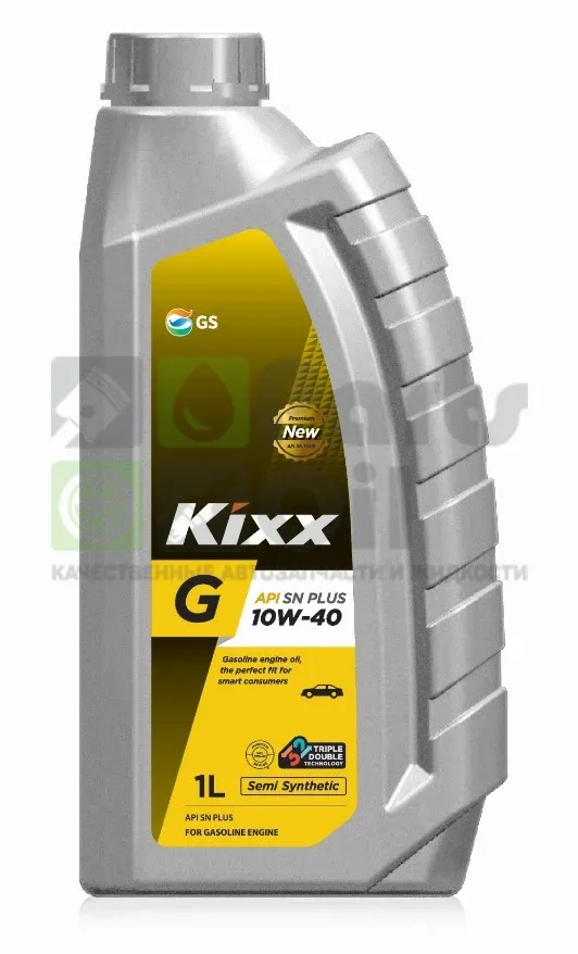 Моторное масло Kixx G Plus 10W-40 полусинтетическое 1 л