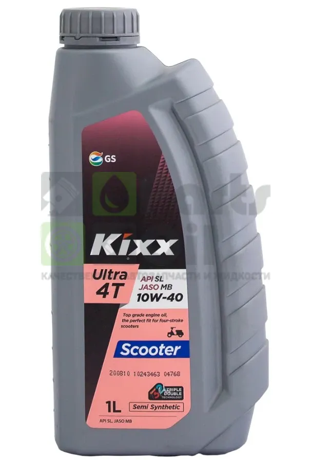 Моторное масло 4-х тактное Kixx Ultra 4T Scooter 10W-40 синтетическое 1 л