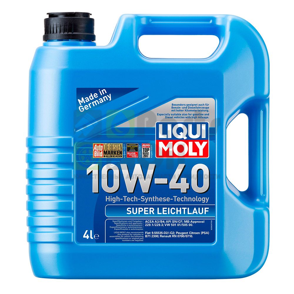 Масло моторное Liqui Moly Super Leichtlauf 10W40, 4 л. арт. 1916