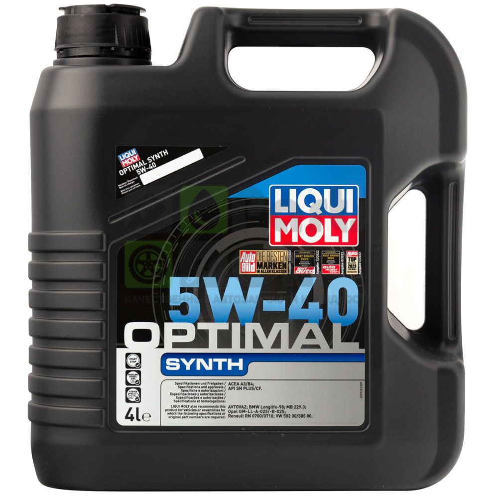 Масло моторное Liqui Moly Optimal Synth НС 5W40 , 4 л. арт. 3926