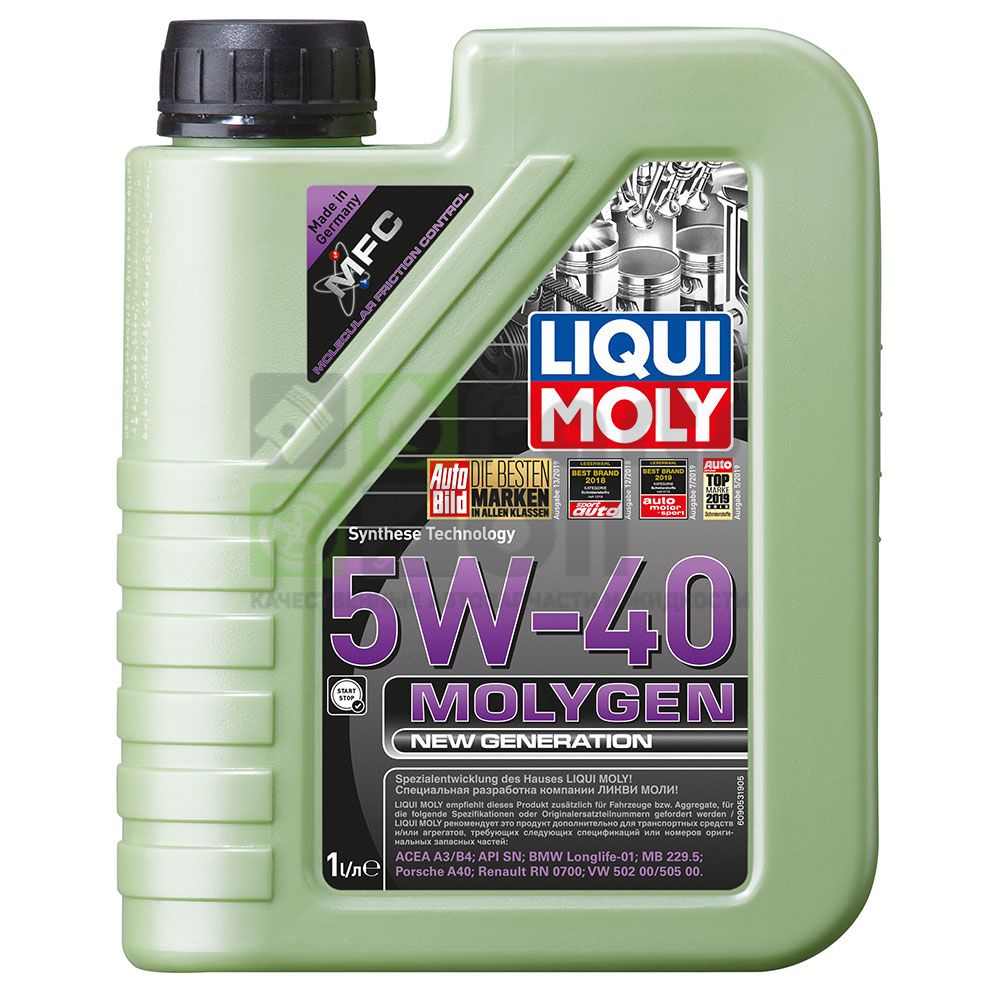 Масло моторное Liqui Moly Molygen New Generation НС 5W40, 1 л. арт. 9053