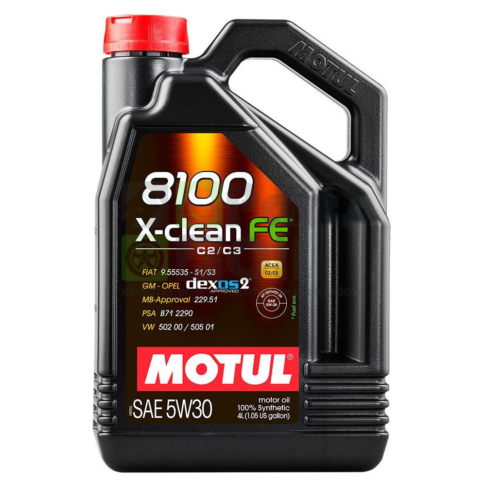 Cинтетическое моторное масло MOTUL 8100 X-clean FE 5W-30 4 л. арт. 104776