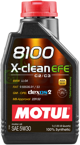 Масло моторное MOTUL 8100 X-сlean EFE 5W30 1л