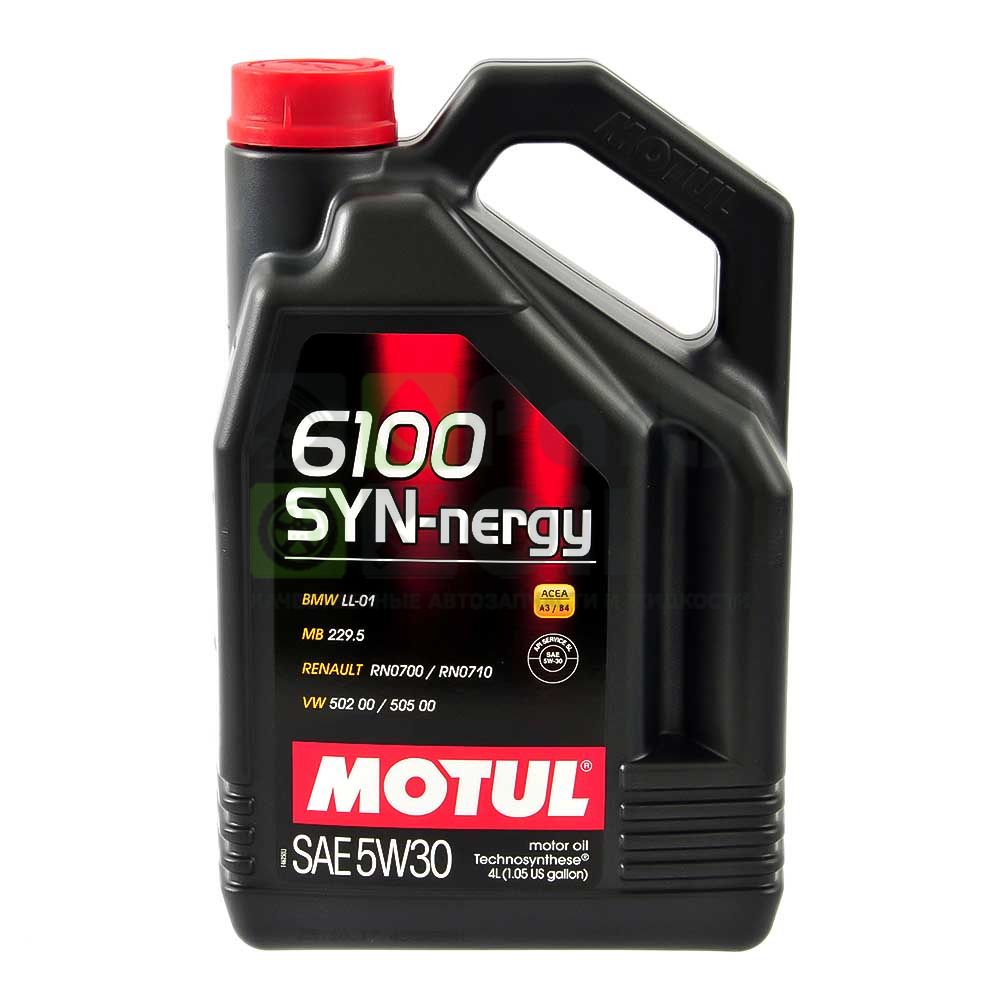Масло моторное MOTUL 6100-SYN-NERGY 5W30 синтетика 4 л 107971