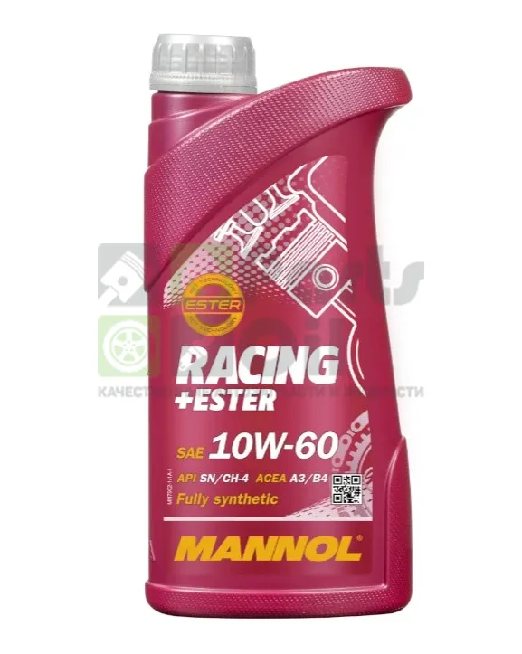 Моторное масло Mannol 7902 Racing Ester 10W-60 синтетическое 1 л