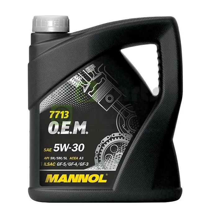 Моторное масло Mannol 7713 O.E.M. for Korean cars 5W-30 синтетическое 4 л