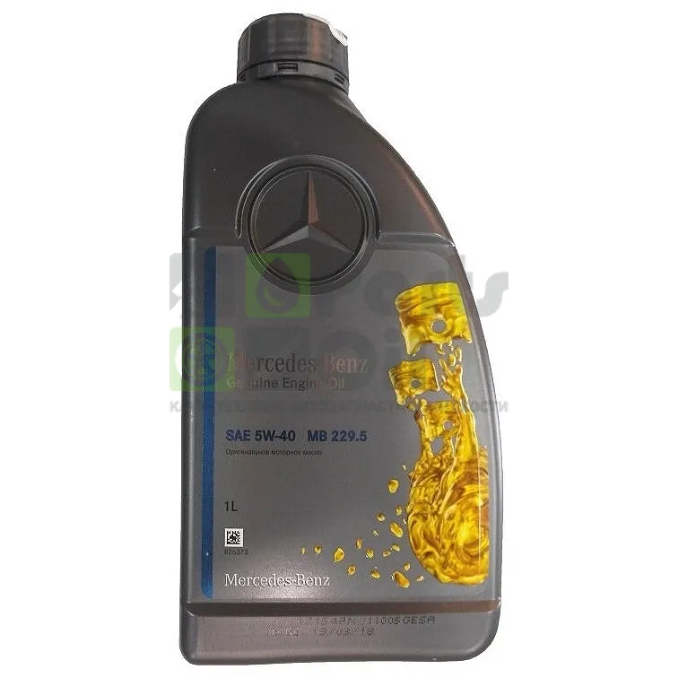 Моторное масло Mercedes Genuine Motor Oil MB 229.50 5W-40 5 л