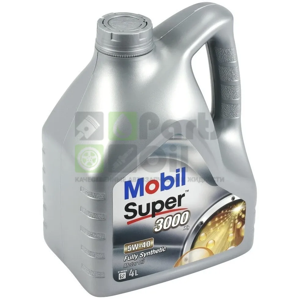Моторное масло Mobil Super 3000 X1 5W-40 синтетическое 4 л (арт. 150013)