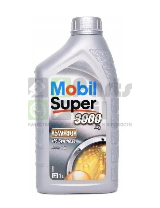 Моторное масло Mobil Super 3000 X1 5W-40 синтетическое 1 л (арт. 150547)