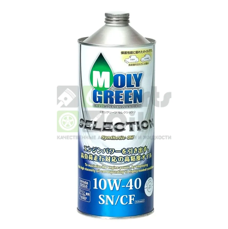 Моторное масло MOLYGREEN Selection 10W-40 синтетическое 1 л