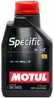 Моторное масло Motul Specific Dexos2 5W-30 синтетическое 5 л