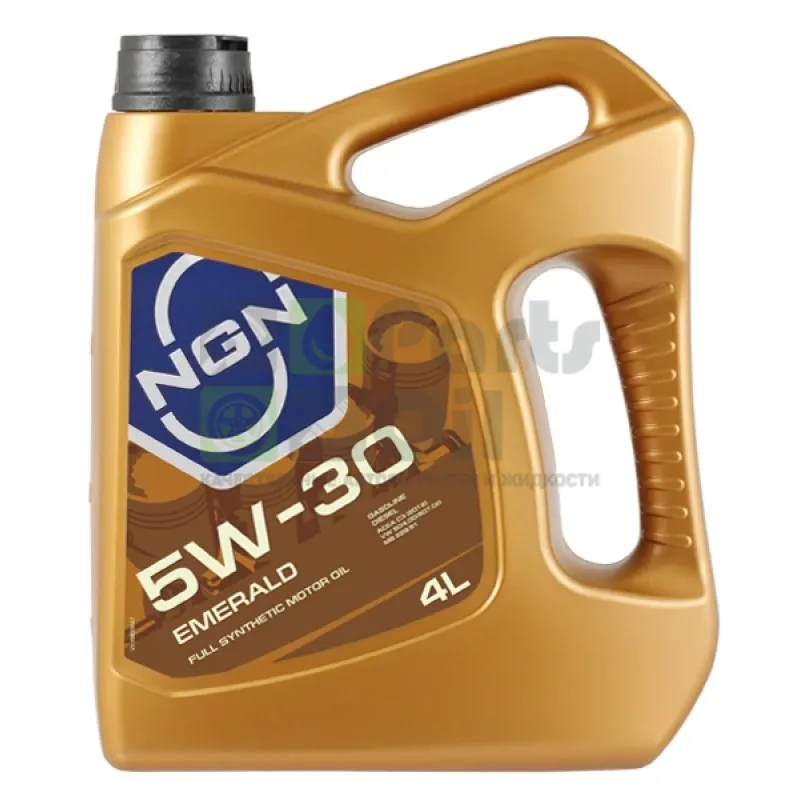 Моторное масло NGN Emerald 5W-30 синтетическое 4 л