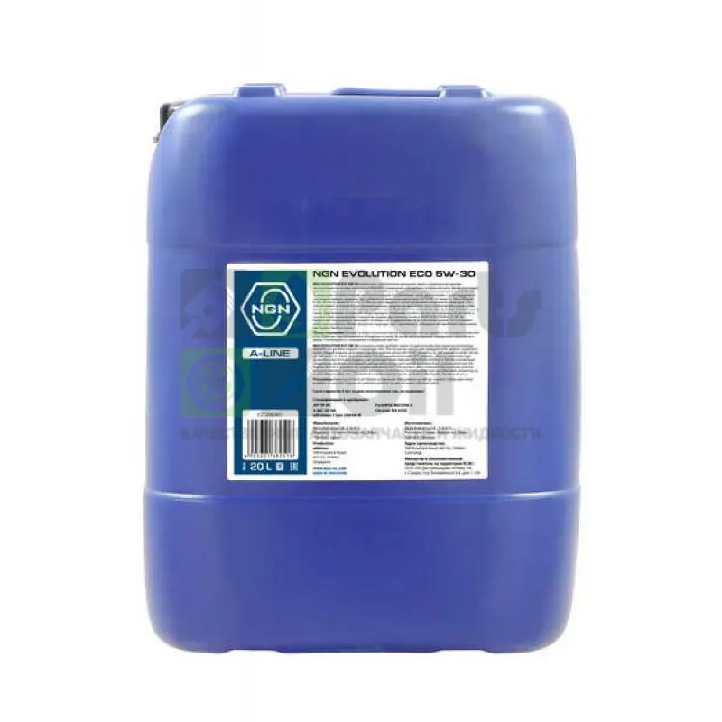 Моторное масло NGN A-Line Evolution Eco 5W-30 синтетическое 20 л