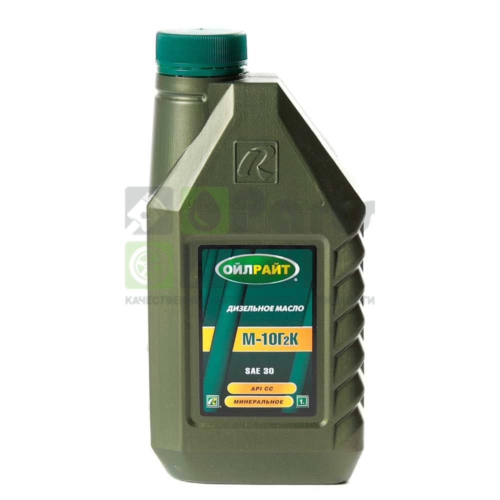 Масло моторное OIL RIGHT М-10Г2К минеральное 1 л 2504
