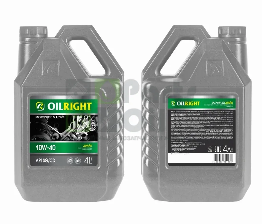 Моторное масло Oilright Драйв 10W-40 полусинтетическое 4 л
