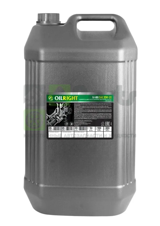 Моторное масло Oilright М8В 20W-20 минеральное 30 л