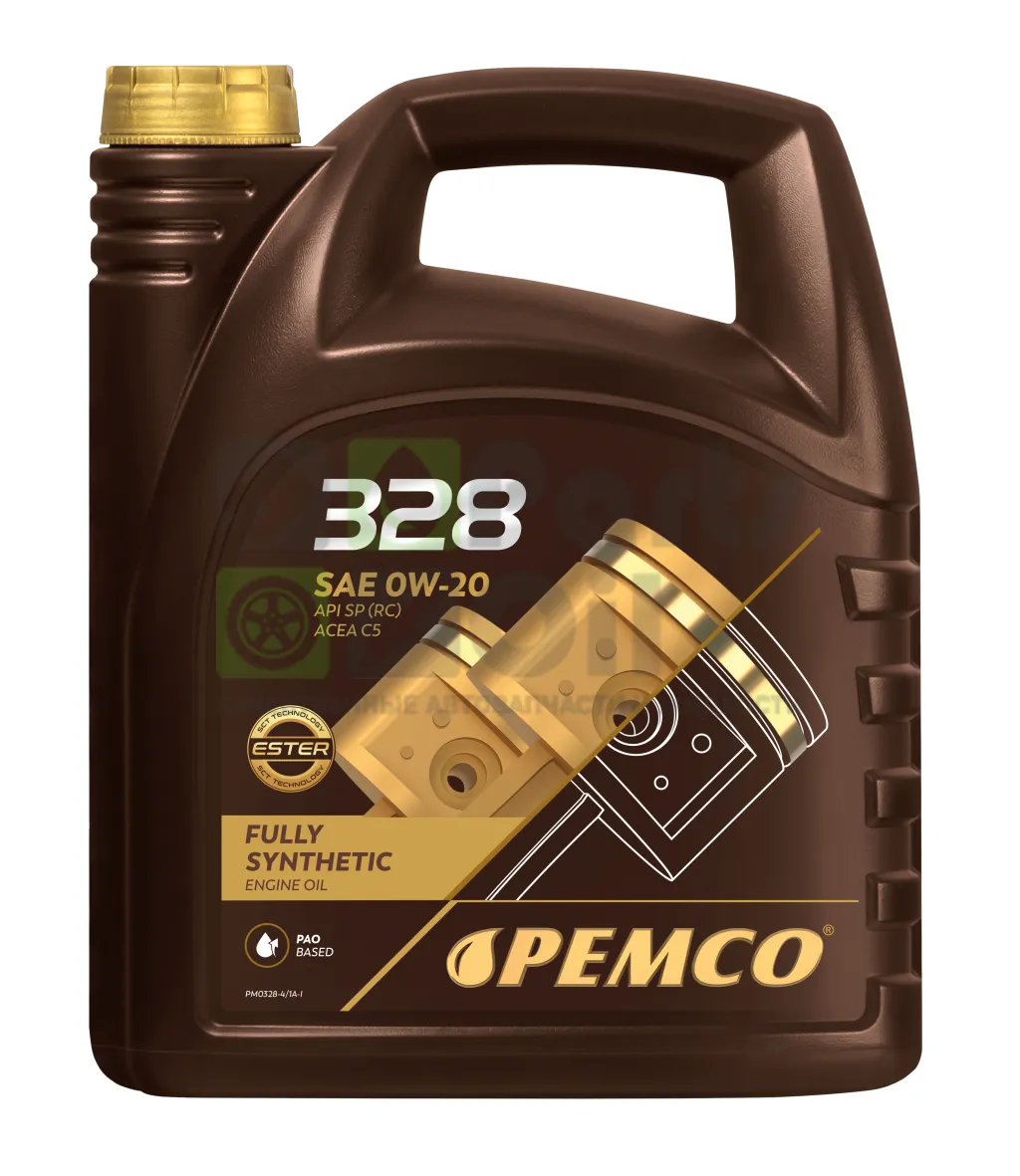Моторное масло PEMCO 328 0W-20 синтетическое 4 л