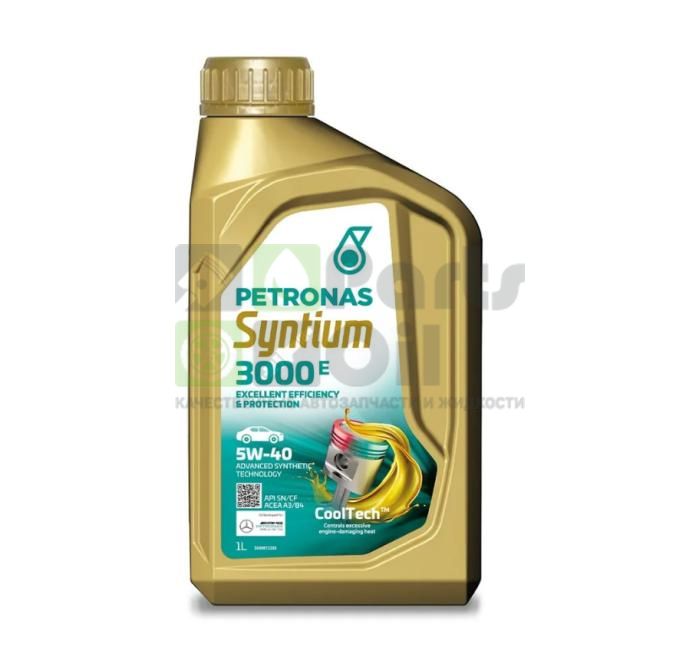 Масло моторное Petronas SYNTIUM 3000 E 5W40, 1л арт. 18051619
