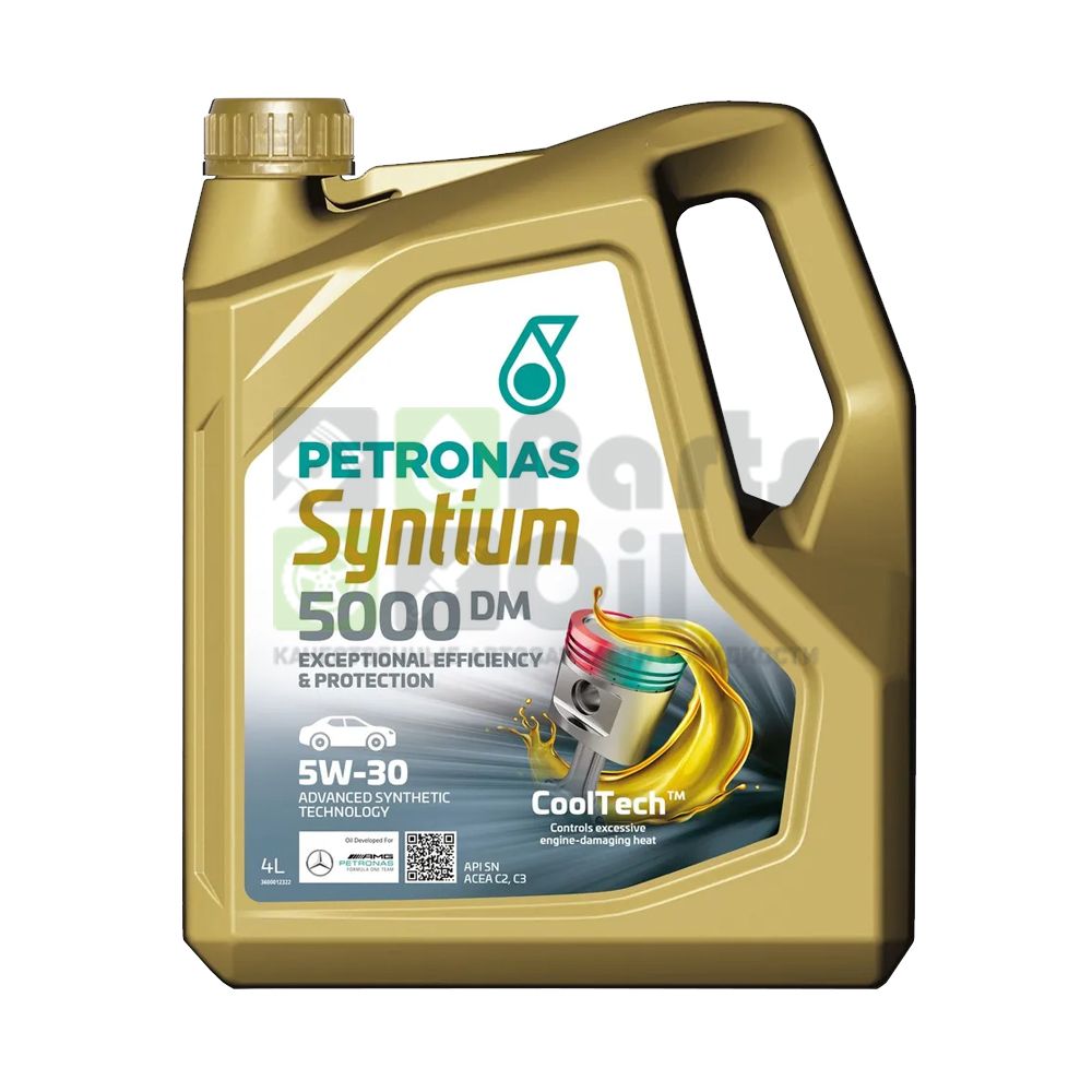 Масло моторное PETRONAS SYNTIUM 5000 DM 5W30 синтетика 4 л 70644K1YEU