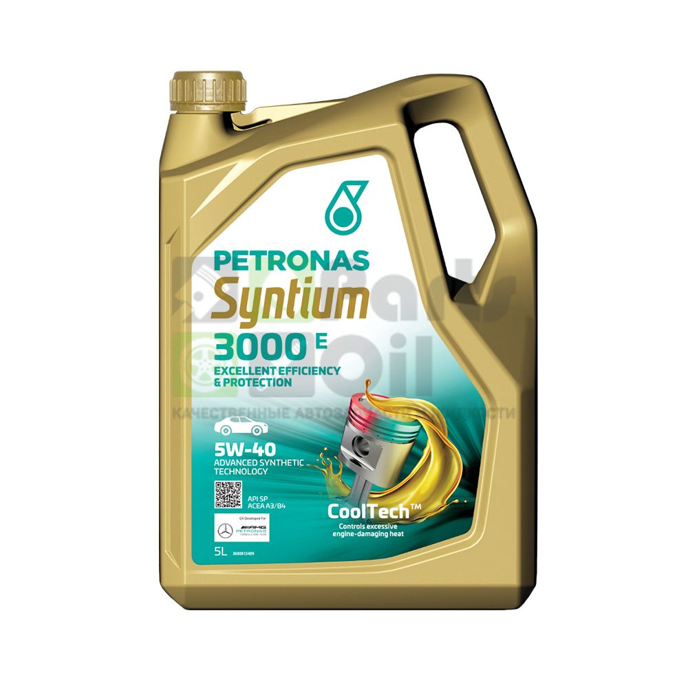 Масло моторное PETRONAS SYNTIUM 3000 E 5W40 синтетика 5 л 70731M12EU