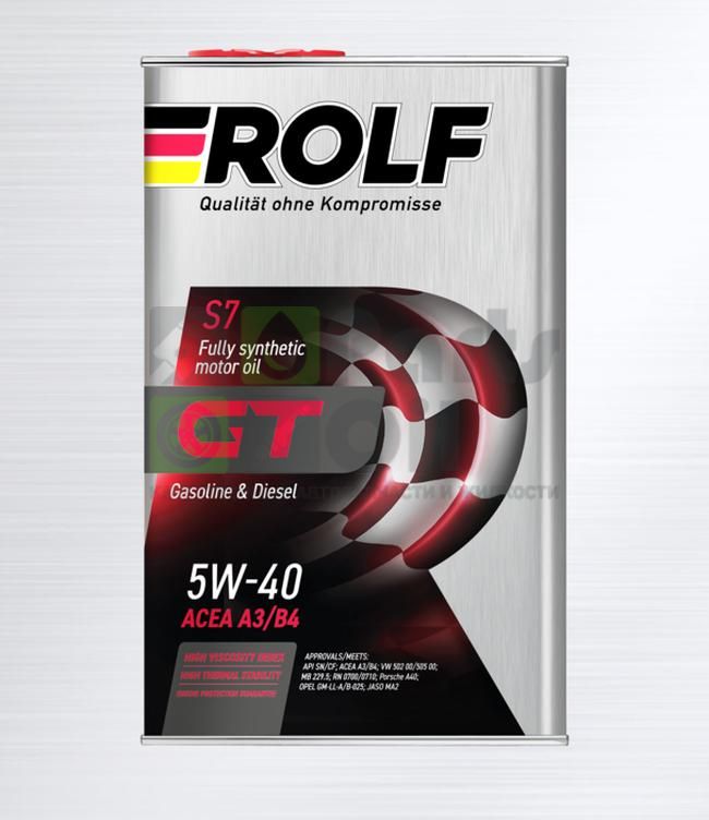 Моторное масло ROLF GT 5W-40 1л