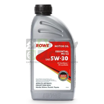 Моторное масло ROWE Essetial MS-C2 SAE 5W-30 1л