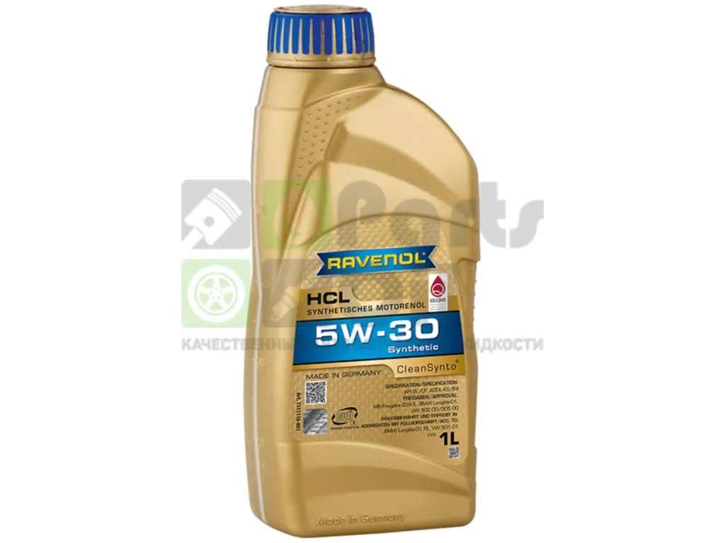 Моторное масло Ravenol HCL 5W-30 синтетическое 1 л