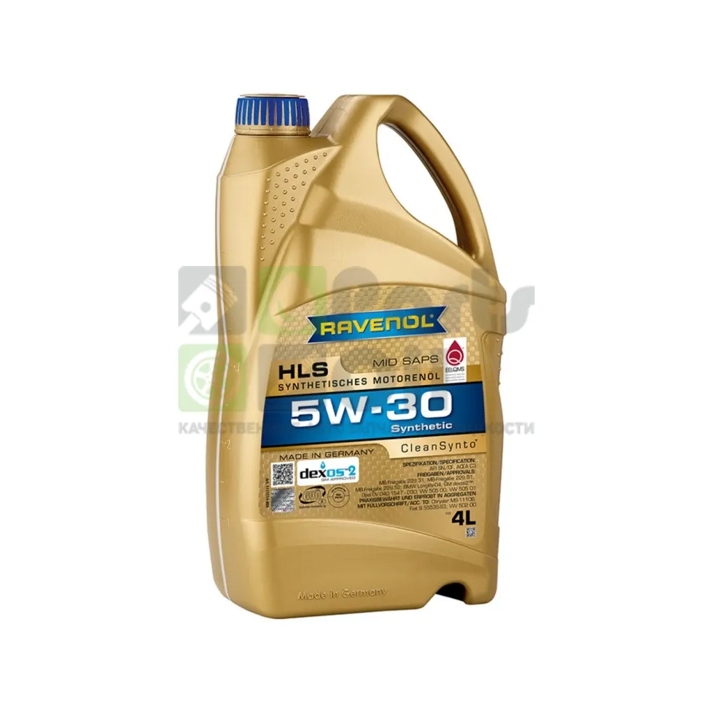 Моторное масло Ravenol HLS 5W-30 синтетическое 4 л