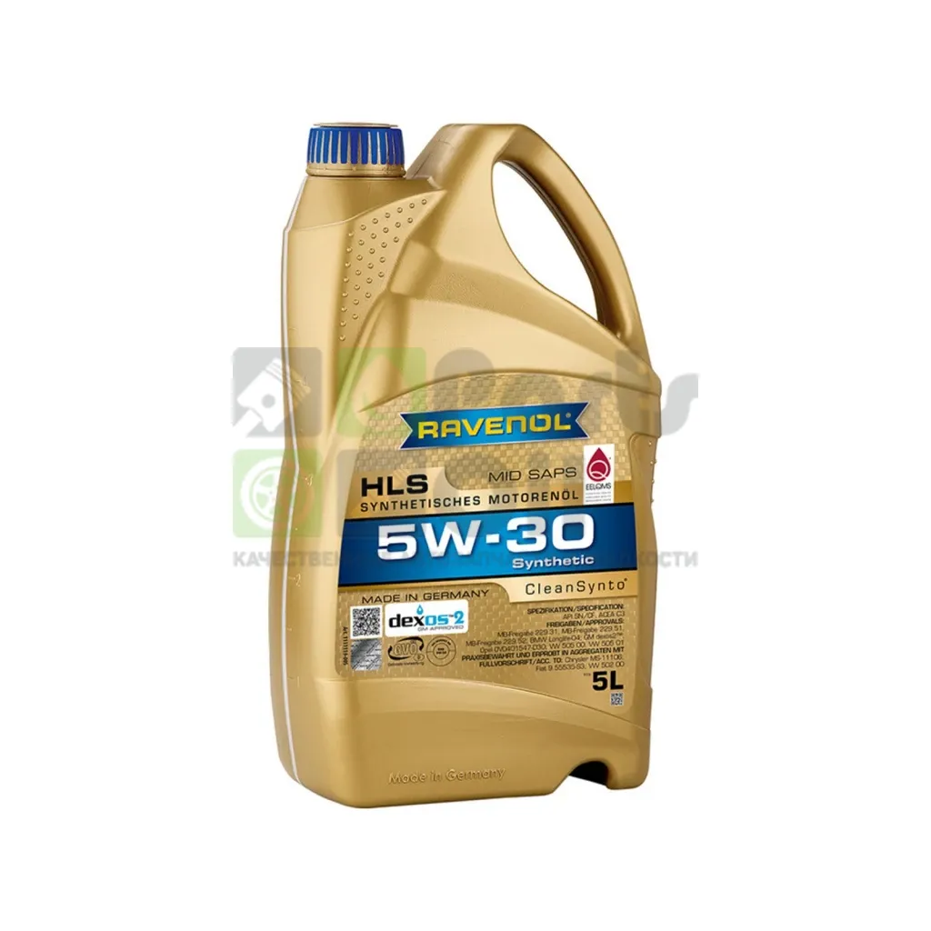 Моторное масло Ravenol HLS 5W-30 синтетическое 5 л