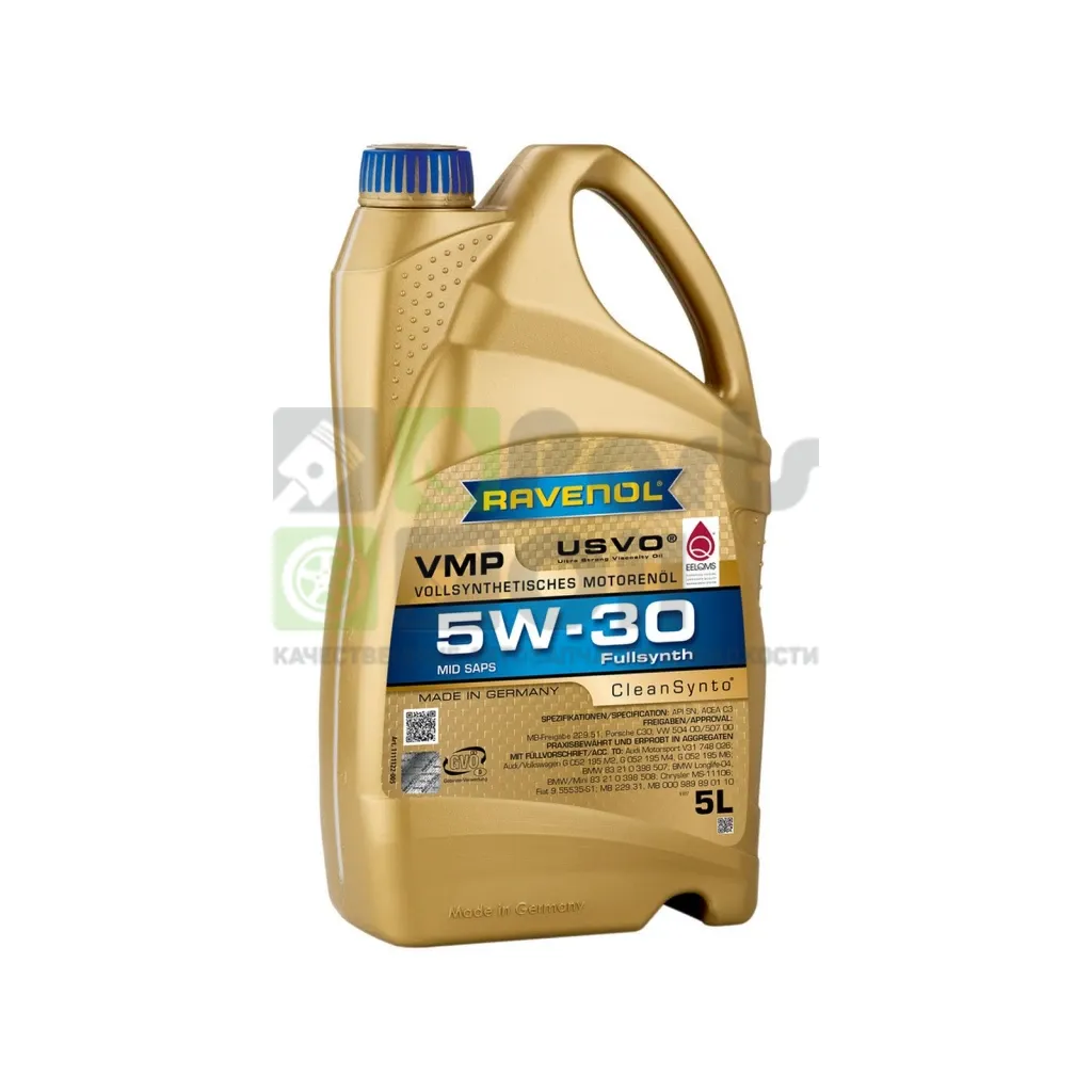 Моторное масло Ravenol VMP 5W-30 синтетическое 5 л