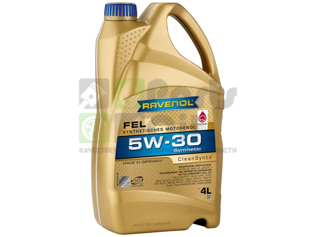 Моторное масло Ravenol FEL 5W-30 синтетическое 4 л