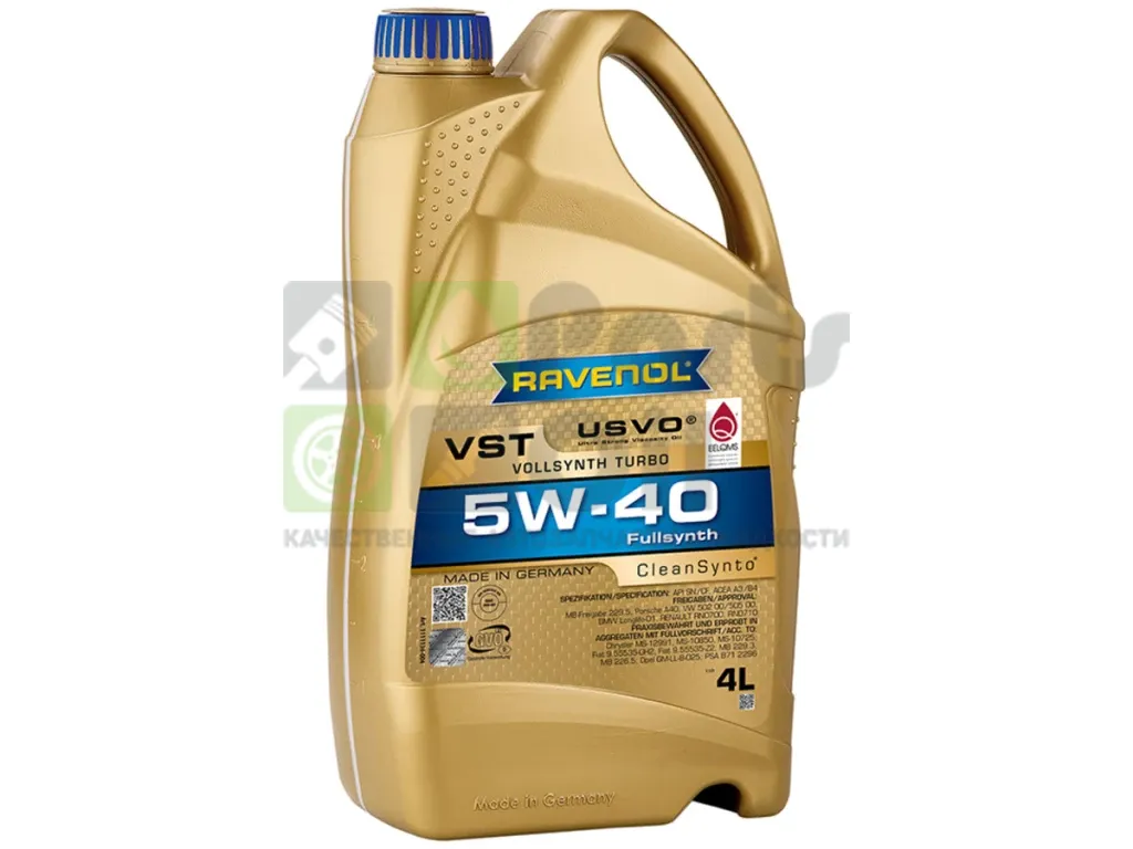 Моторное масло Ravenol VST 5W-40 синтетическое 4 л