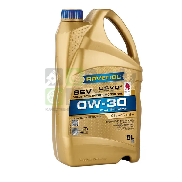 Моторное масло Ravenol SSV Fuel Economy 0W-30 синтетическое 5 л