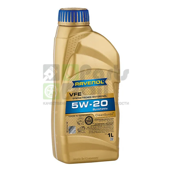 Моторное масло Ravenol VFE 5W-20 синтетическое 1 л