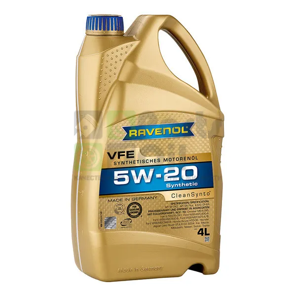 Моторное масло Ravenol VFE 5W-20 синтетическое 4 л