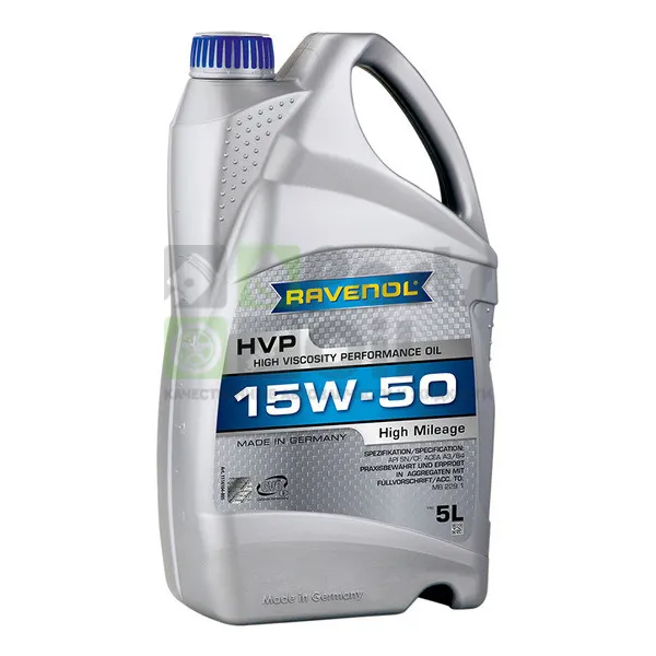 Моторное масло Ravenol HVP 15W-50 полусинтетическое 5 л