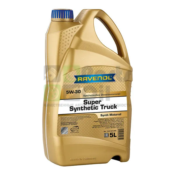 Моторное масло Ravenol Super Synthetic Truck 5W-30 синтетическое 5 л
