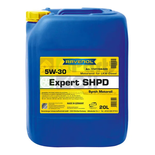 Моторное масло Ravenol Expert SHPD 5W-30 синтетическое 20 л