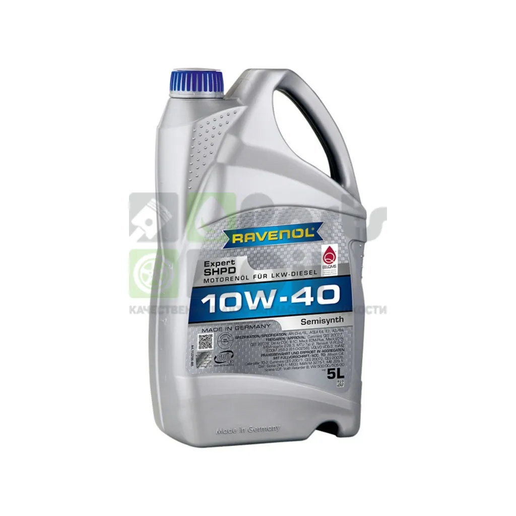 Моторное масло Ravenol Expert SHPD 10W-40 полусинтетическое 5 л