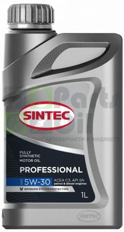 SINTEC PROFESSIONAL SAE 5W-30 API SN ACEA C3 1л.
