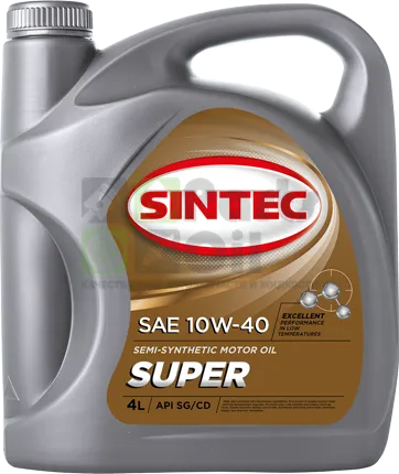 Масло моторное SINTEC SUPER SAE 10W-40 API SGCD 4л